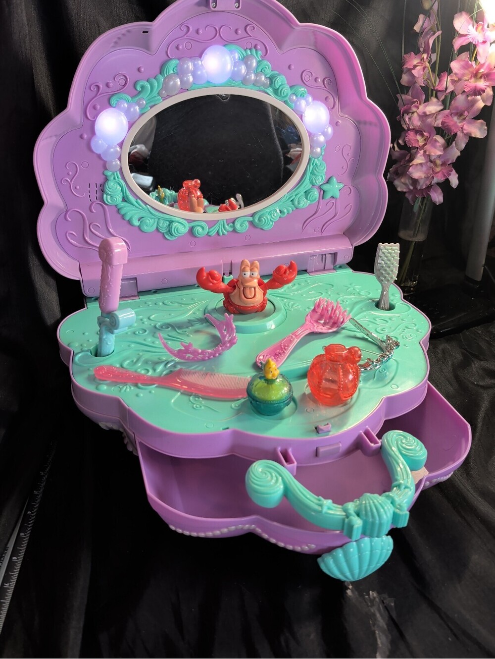 Vintage Disney The Little Mermaid Ursula's Vanity Playset with Accessories
